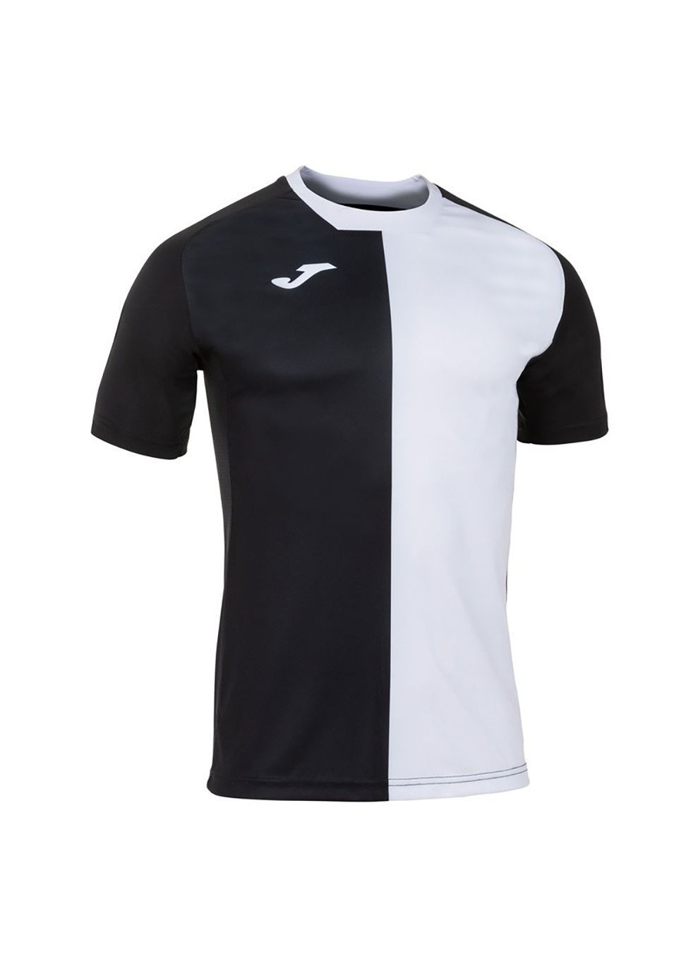 Комбинированная футболка city t-shirt black-white s/s черный,белый 101546.102 Joma