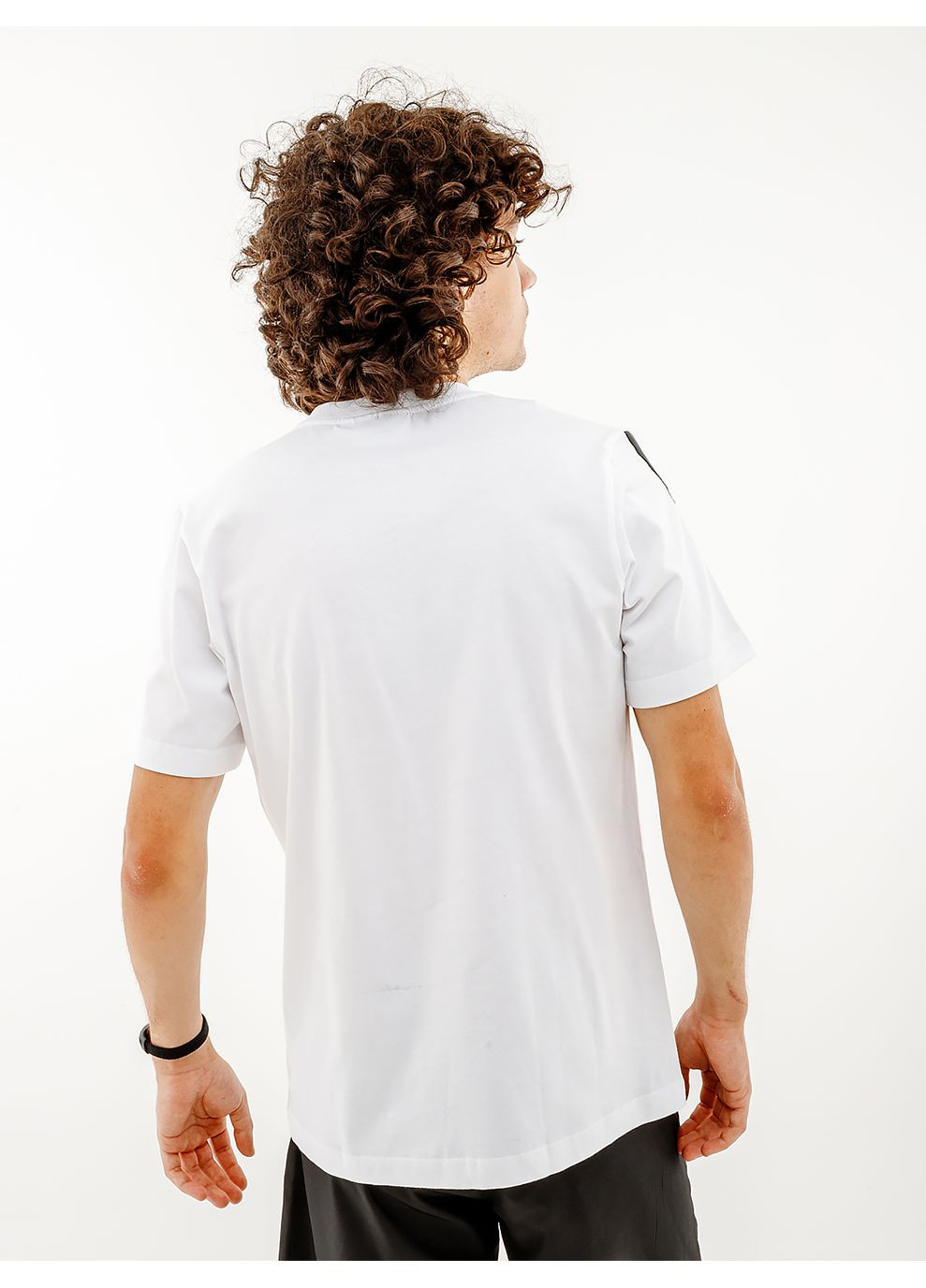 Белая мужская футболка impact cotton t-shirt белый Australian
