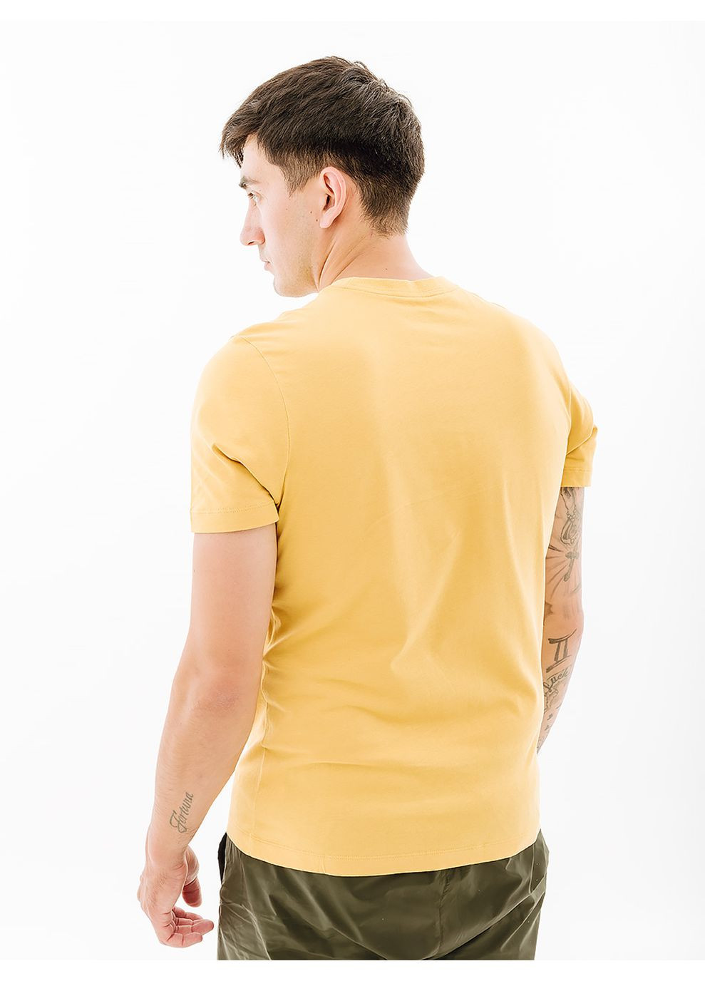 Жовта чоловіча футболка m nsw tee 12mo jdi жовтий Nike