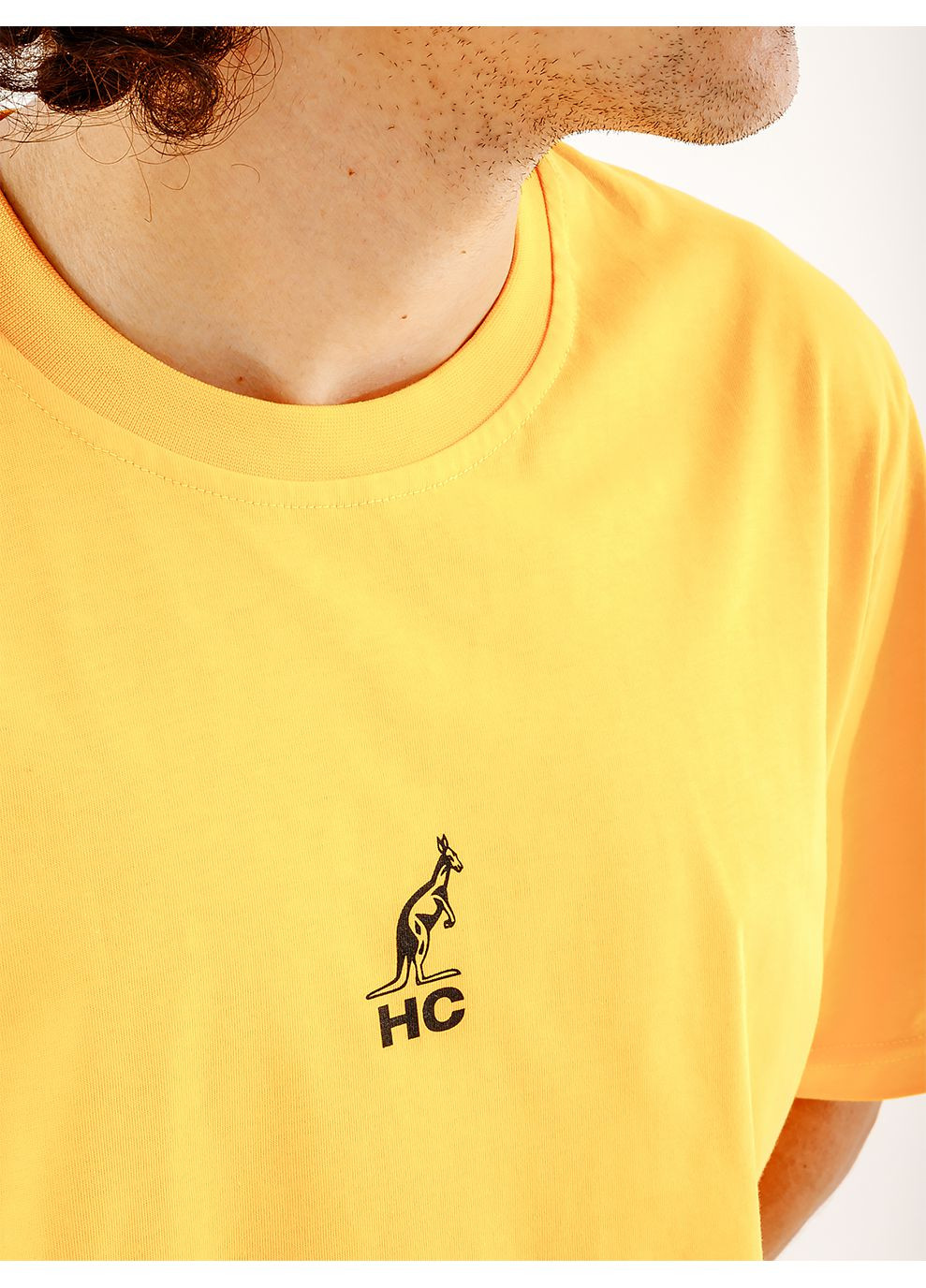 Жовта чоловіча футболка mixing chaos cotton t-shirt жовтий Australian