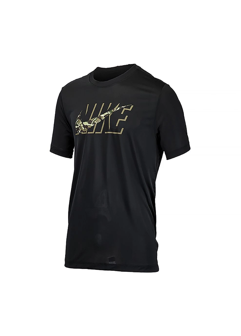 Черная мужская футболка m nk df tee rlgd camo черный Nike