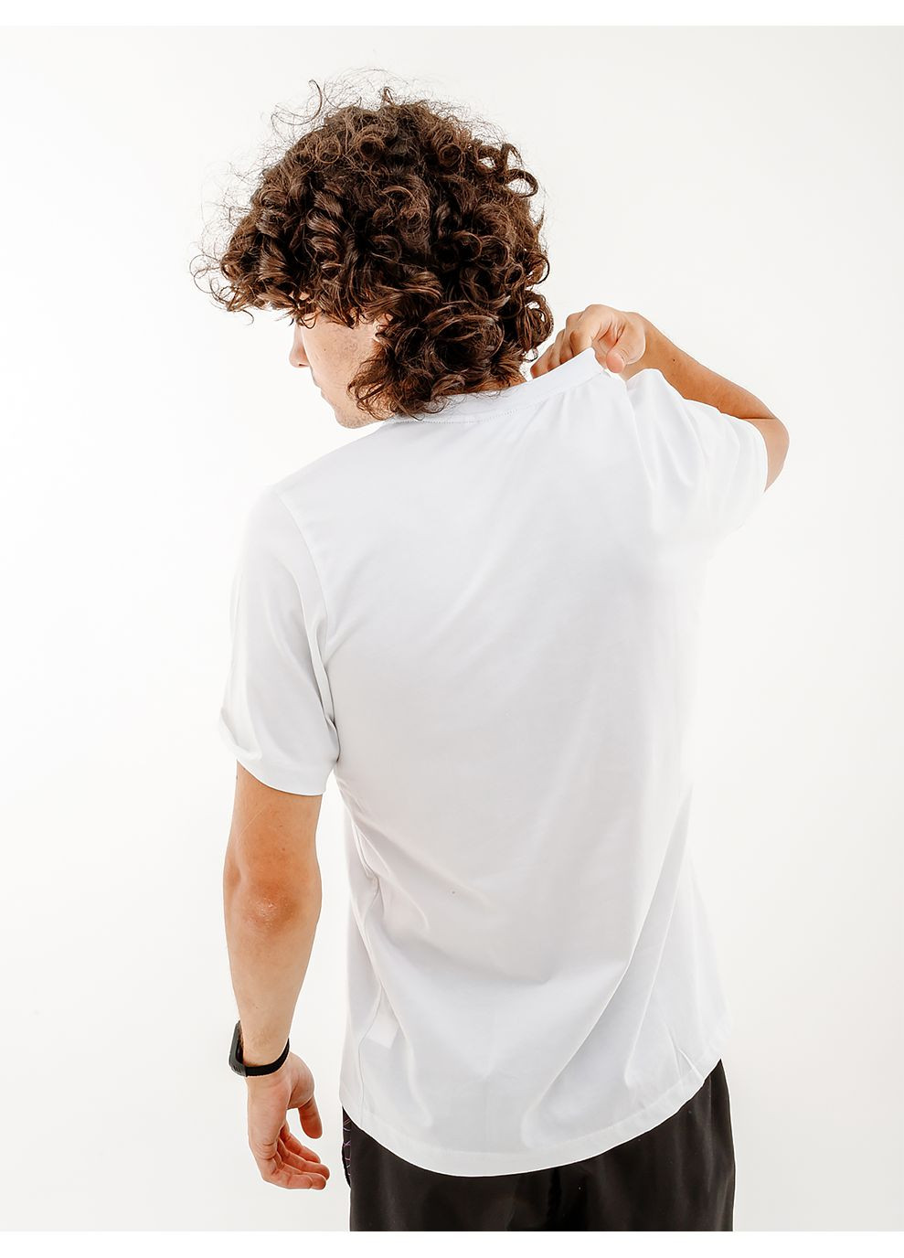 Белая мужская футболка cotton logo t-shirt белый Australian