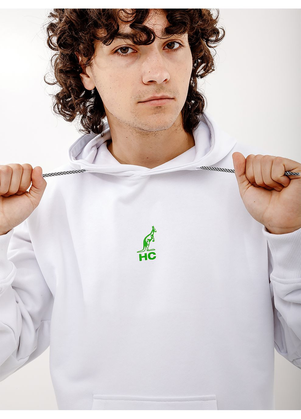 Мужское Худи ZOOM HOODIE FLEECE Белый Australian (268982813)