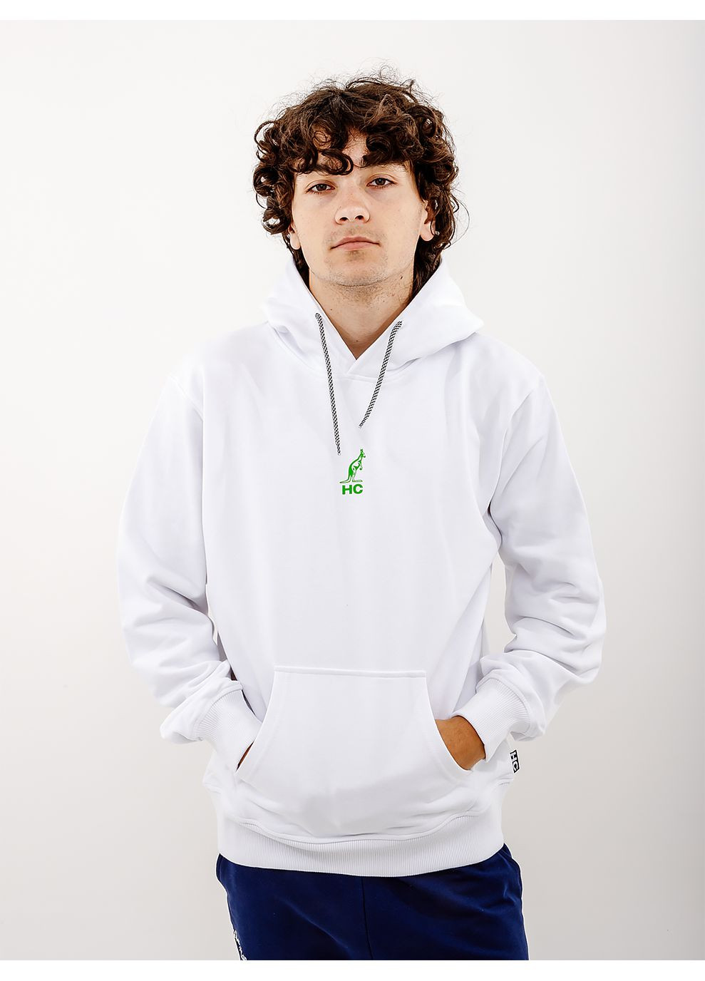 Мужское Худи ZOOM HOODIE FLEECE Белый Australian (268982813)