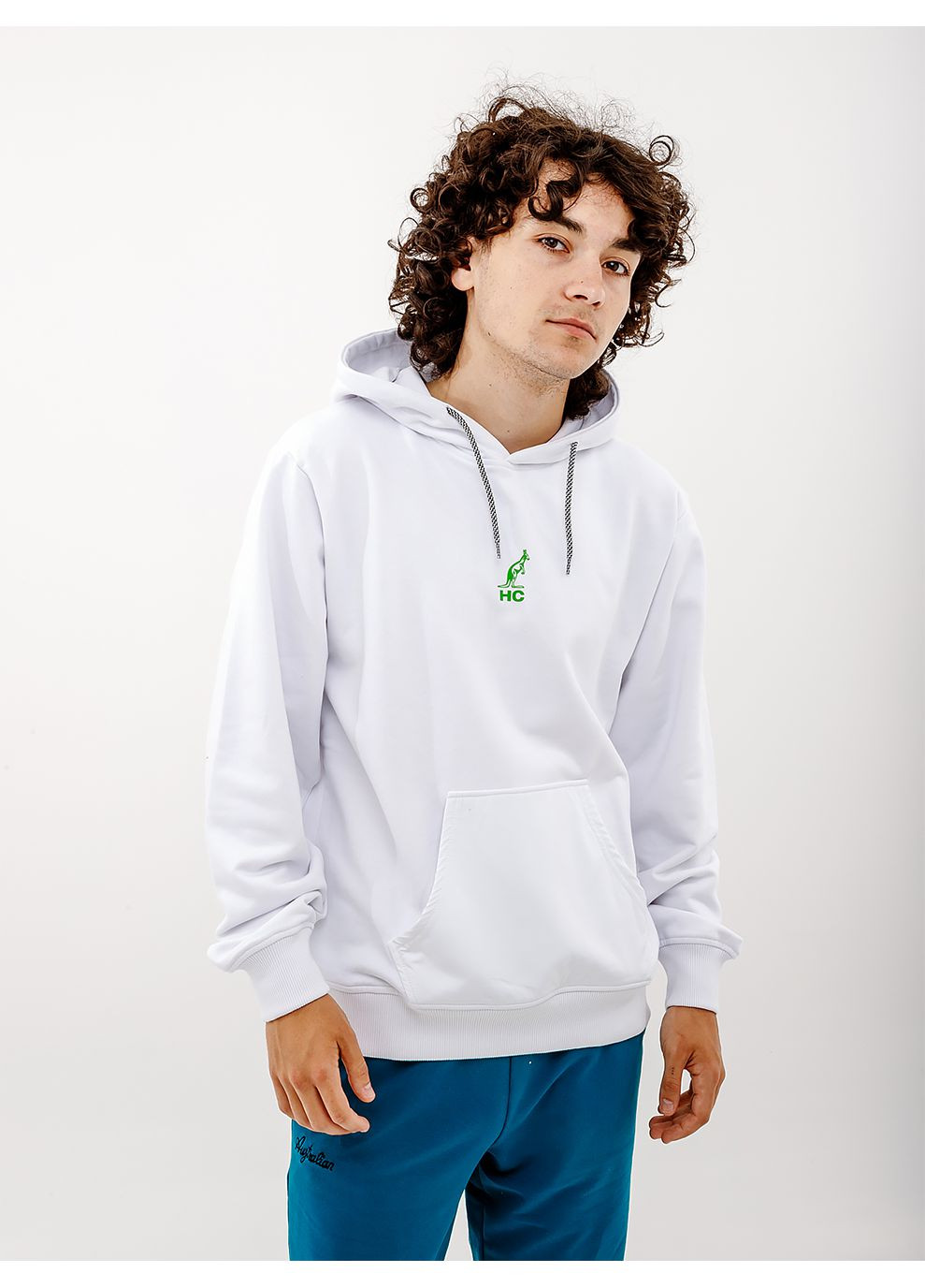 Мужское Худи UWILLDIE23 HOODIE FLEECE Белый Australian (268982872)