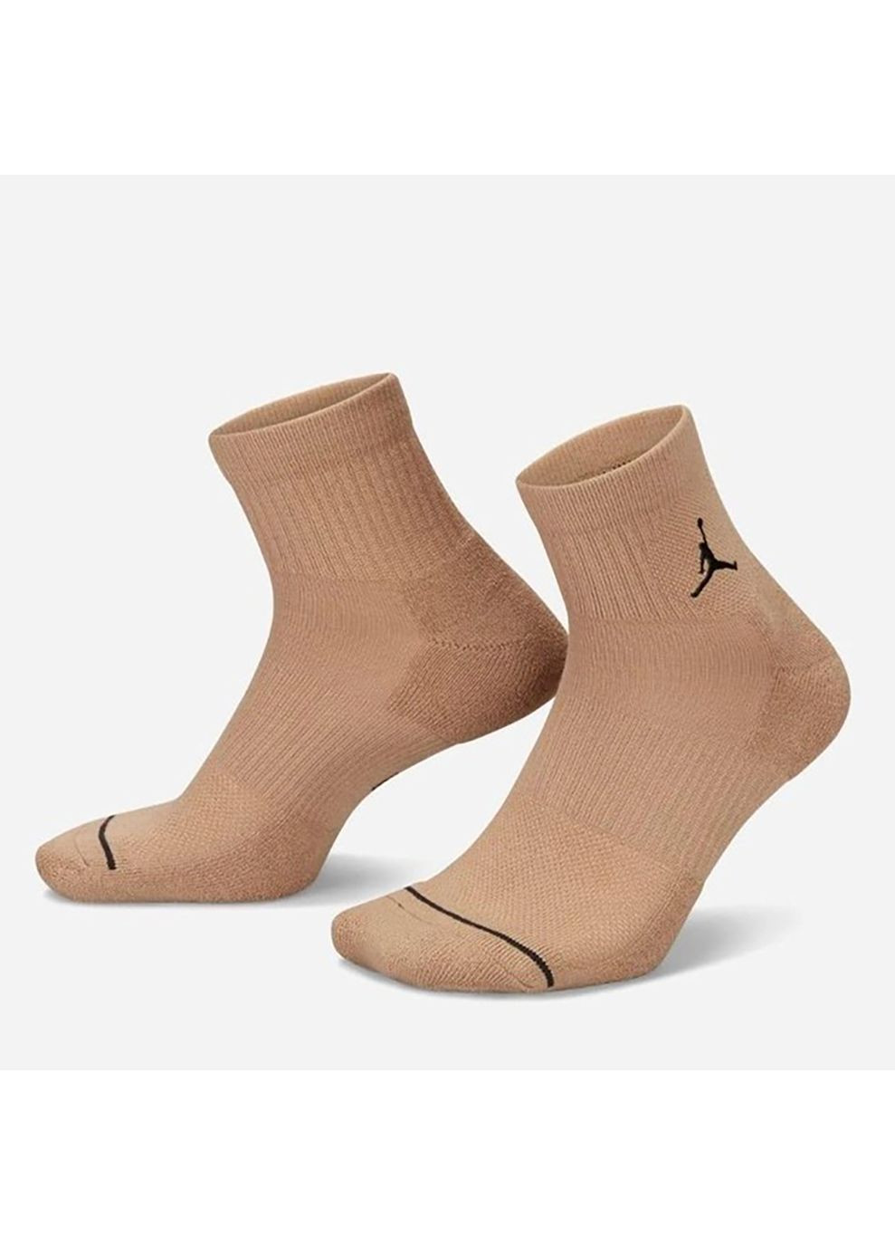 Шкарпетки Nike U J ED CUSH POLY ANKLE 3PR 144 бежевий, коричневий, фіолетовий Jordan (268983039)
