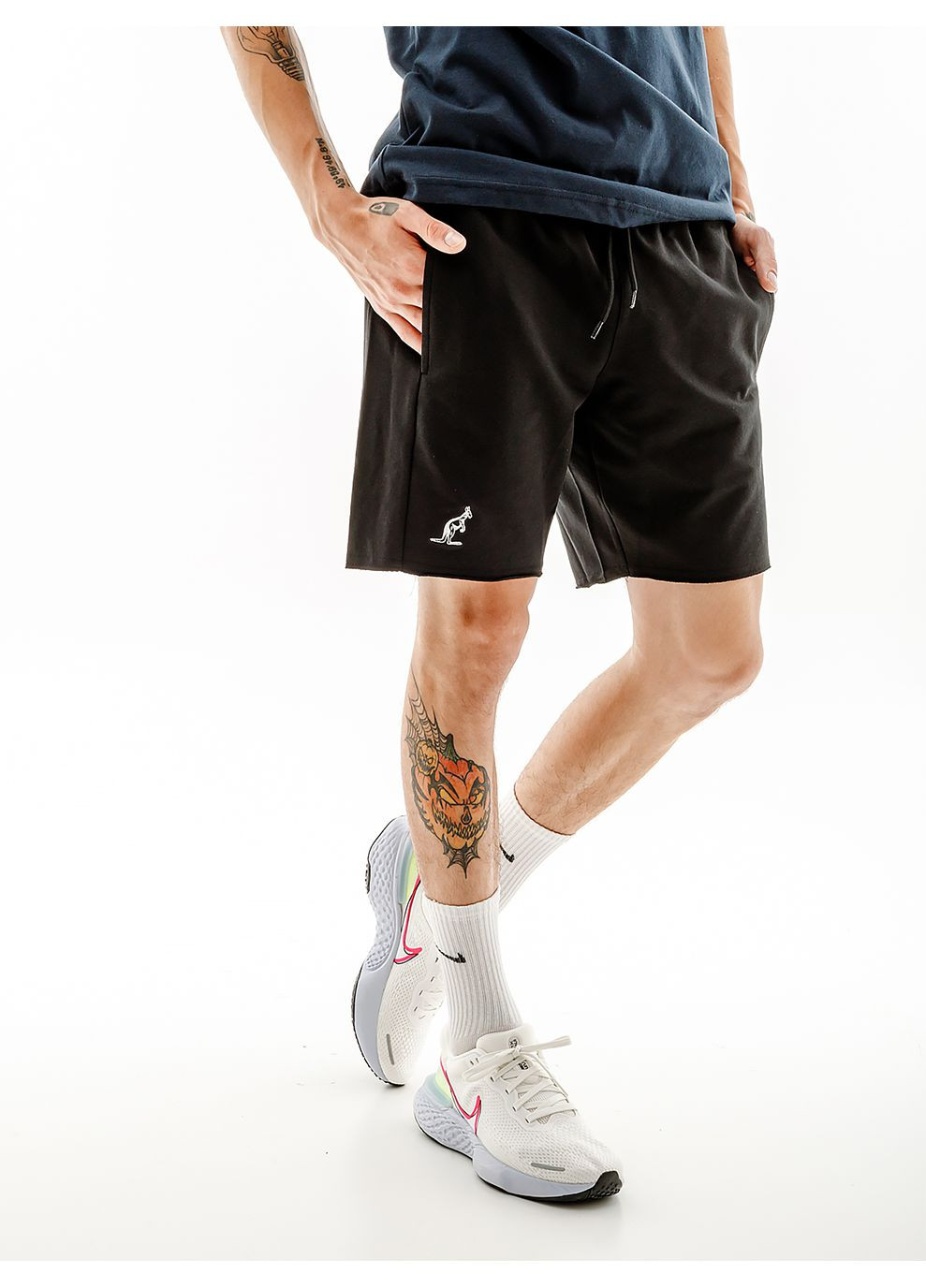 Мужские Шорты FLEECE ESSENTIAL SHORT Черный Australian (268983122)