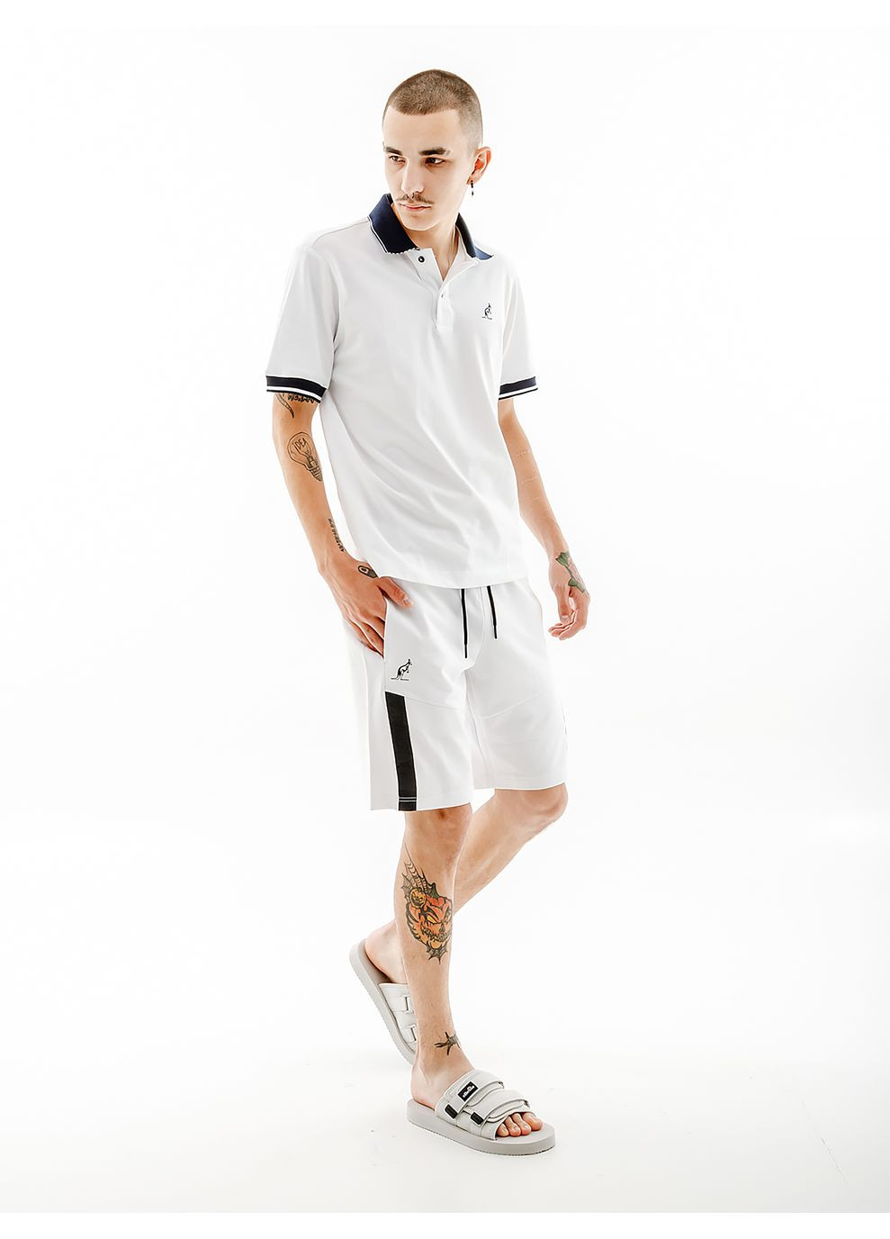 Мужские Шорты IMPACT FLEECE SHORT Белый Australian (268982797)