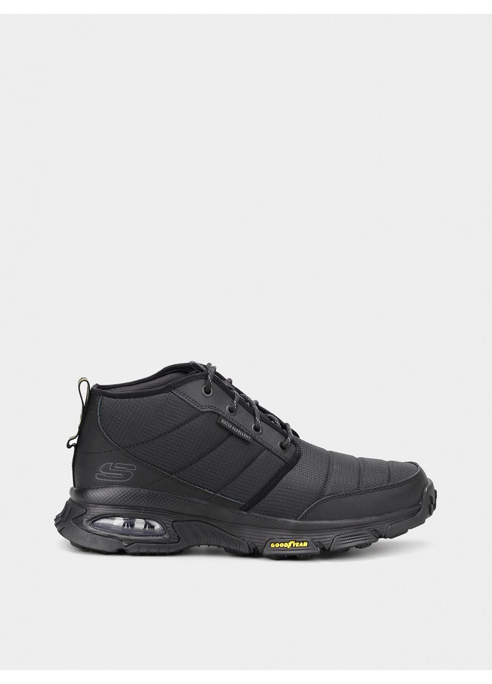 Черные осенние мужские ботинки 237317 bbk черный Skechers