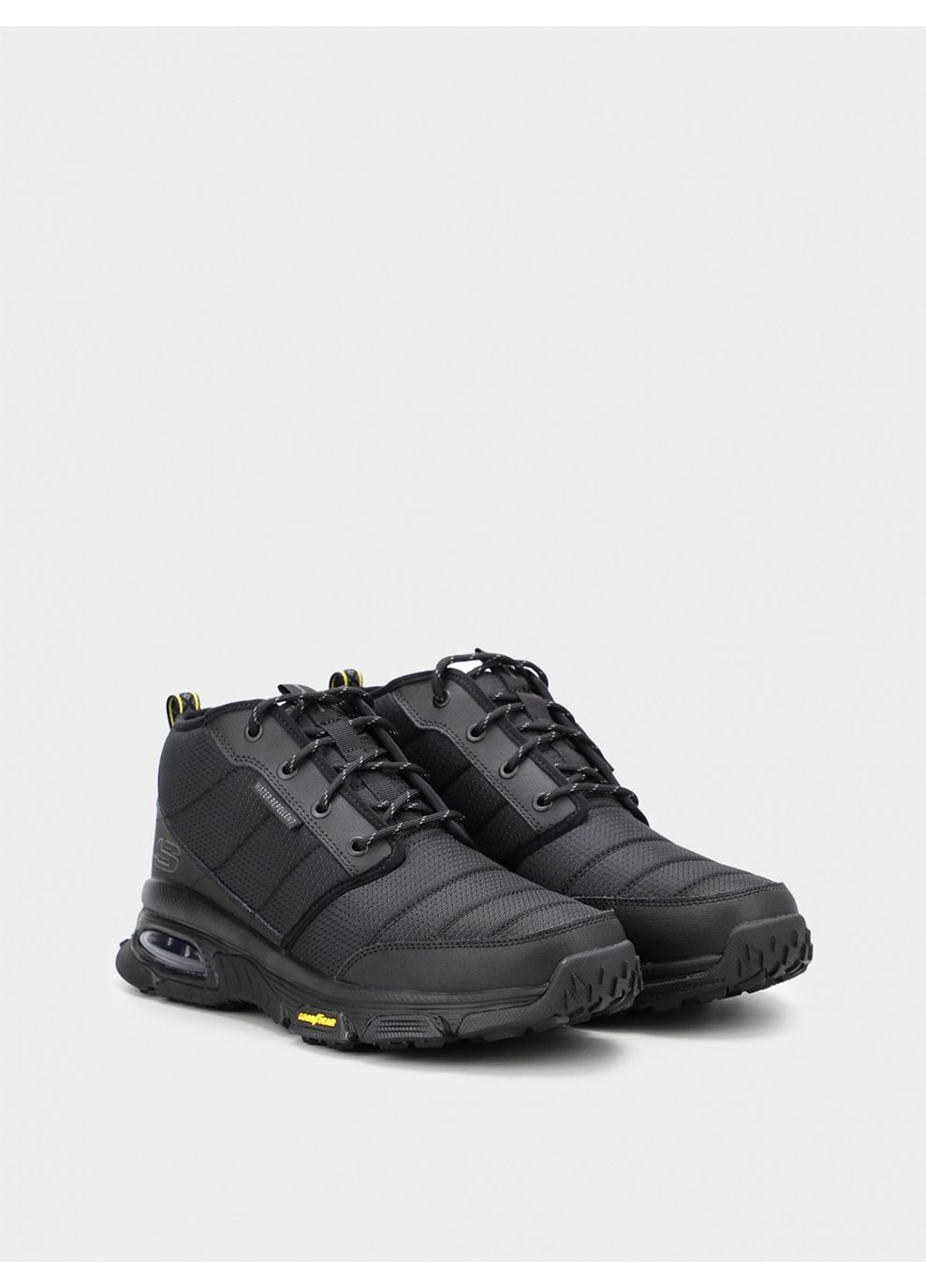 Черные осенние мужские ботинки 237317 bbk черный Skechers