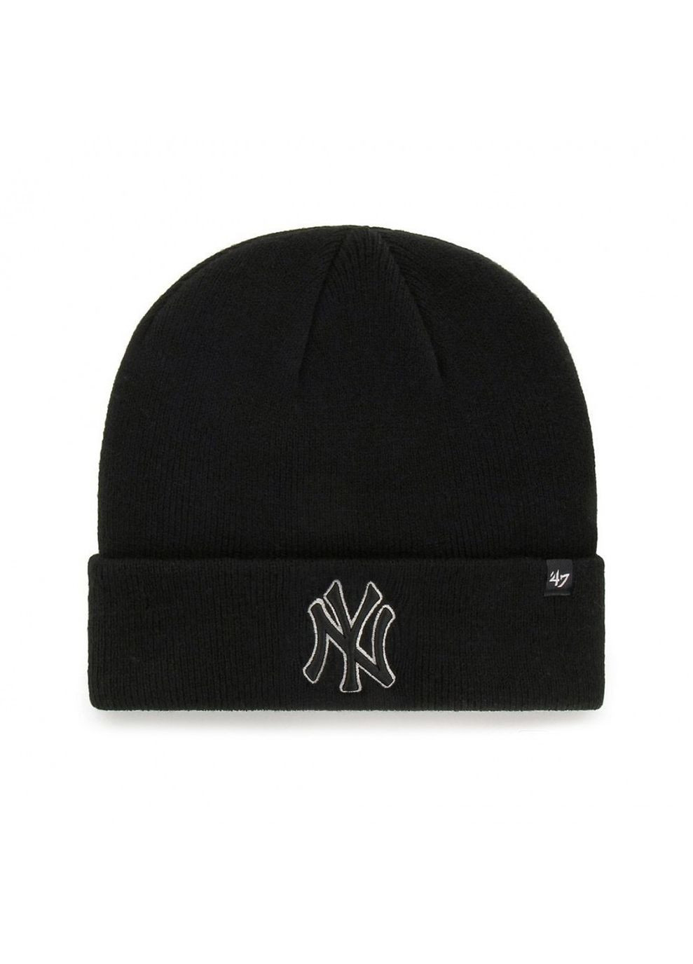 Шапка MLB NY YANKEES RAISED черный 47 Brand (268983137)