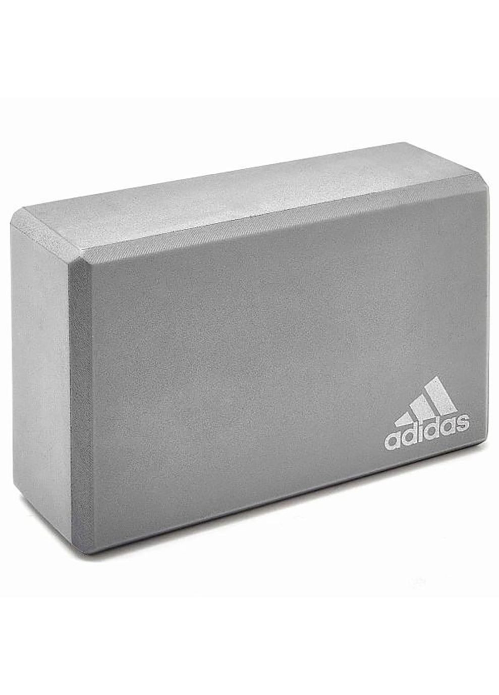 Блок для йоги Yoga Block серый Уни adidas (268832192)