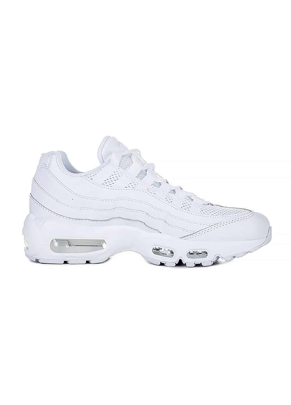Білі осінні жіночі кросівки air max 95 білий Nike