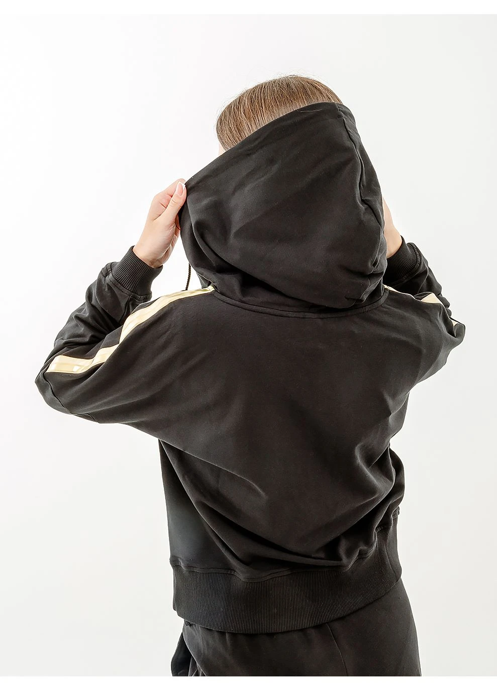Жіночий Костюм AUSTRAIAN GOLD TAPE ELASTIC FLEECE TRACKSUIT Чорний Australian (268831422)