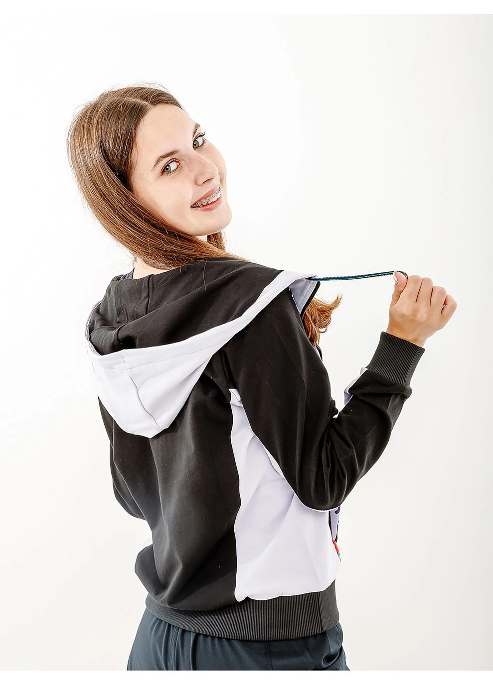 Жіноча Толстовка FLOWERS HOODIE ELASTIC FLEECE INSERT JACKET Комбінований Australian (268833907)