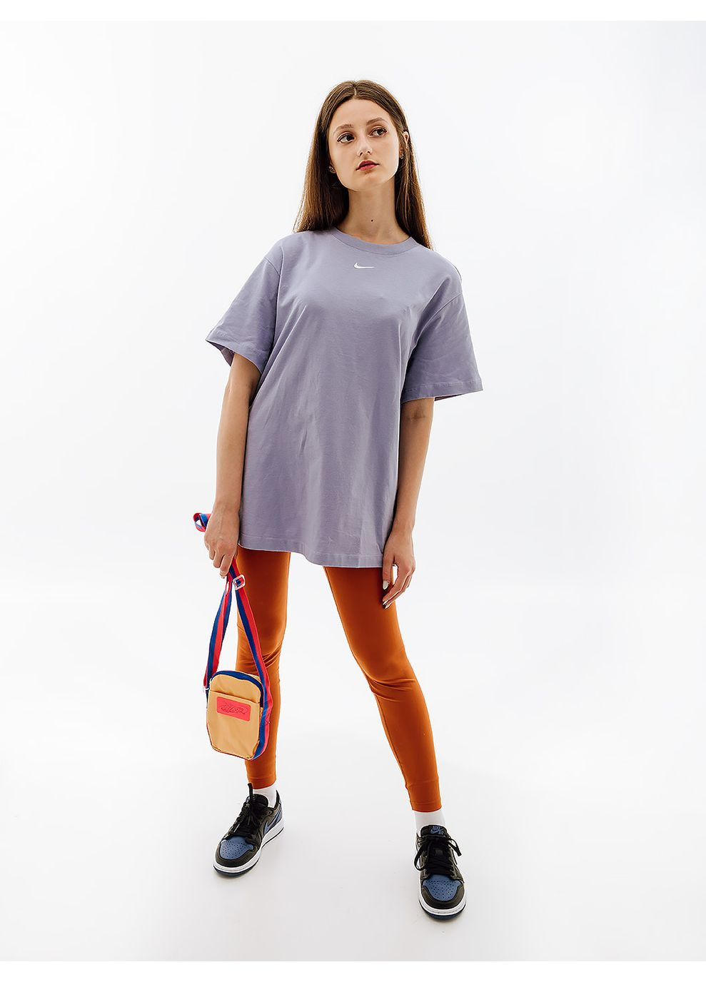 Жіноча Футболка W NSW ESSNTL TEE BF LBR Фіолетовий Nike - (268831515)