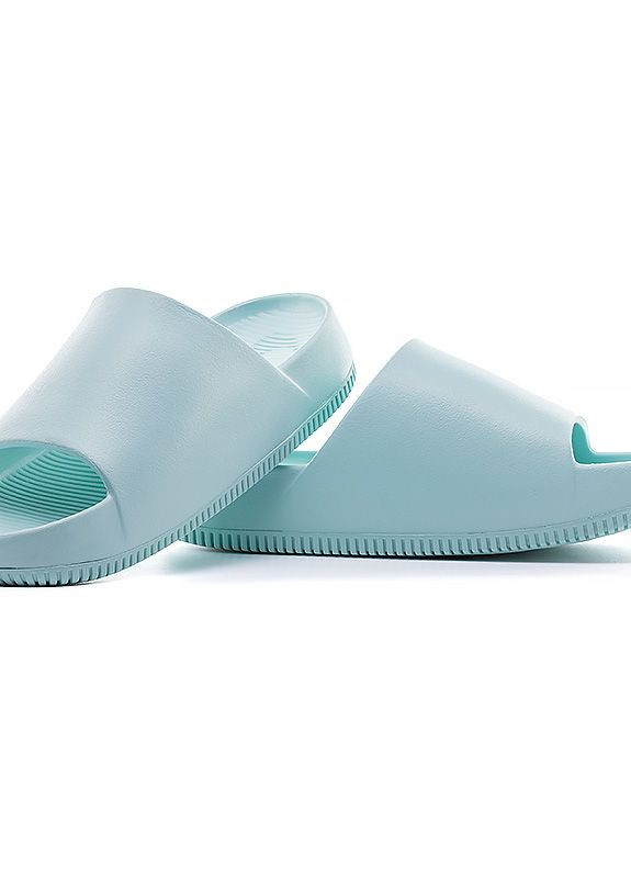 Бирюзовые женские шлепанцы calm slide бирюзовый Nike