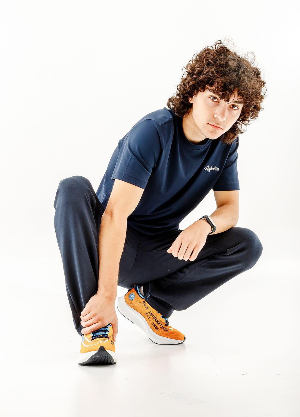 Мужские Брюки ESSENTIALS FLEECE TROUSERS Синий Australian (268832304)