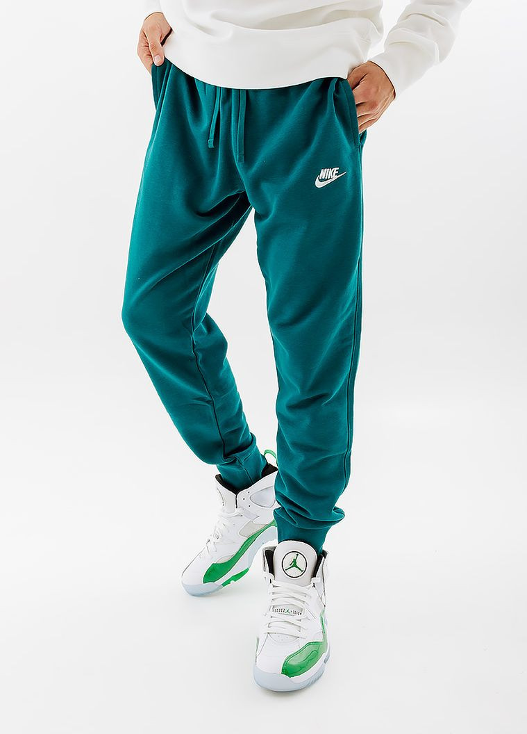 Мужские Брюки CLUB JGGR FT Зеленый Nike (268831965)