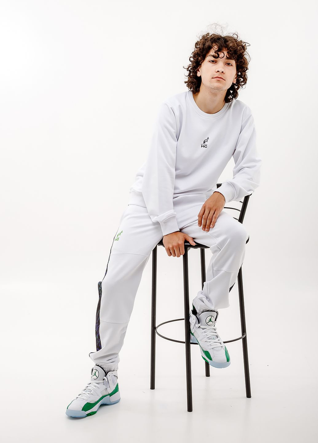 Мужские Брюки FLOWING FILE FLEECE TROUSERS Белый Australian (268833163)