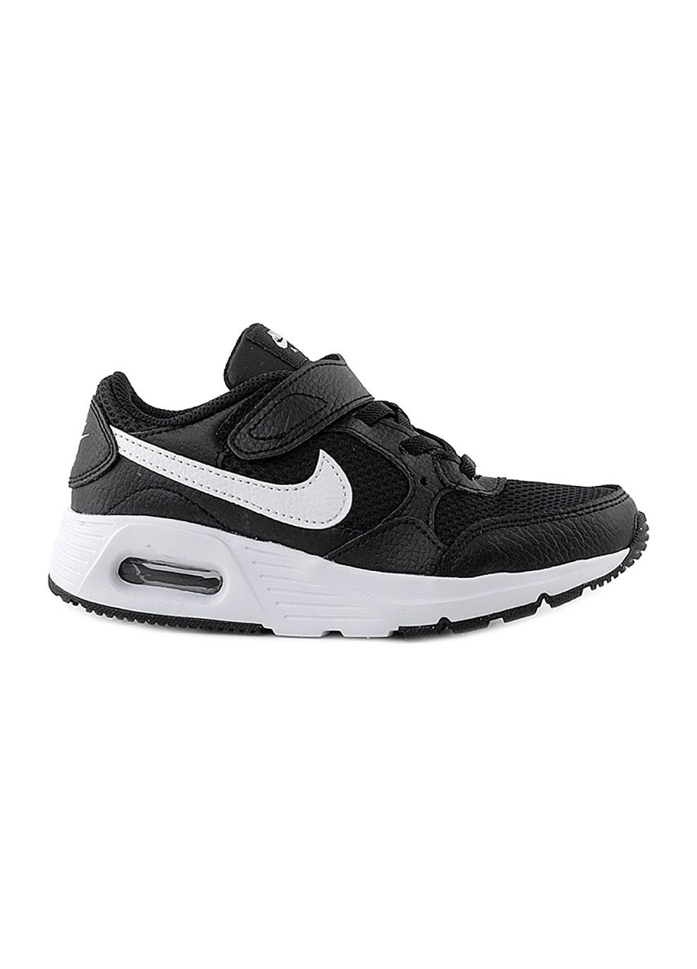 Черные демисезонные детские кроссовки air max sc (psv) черный Nike