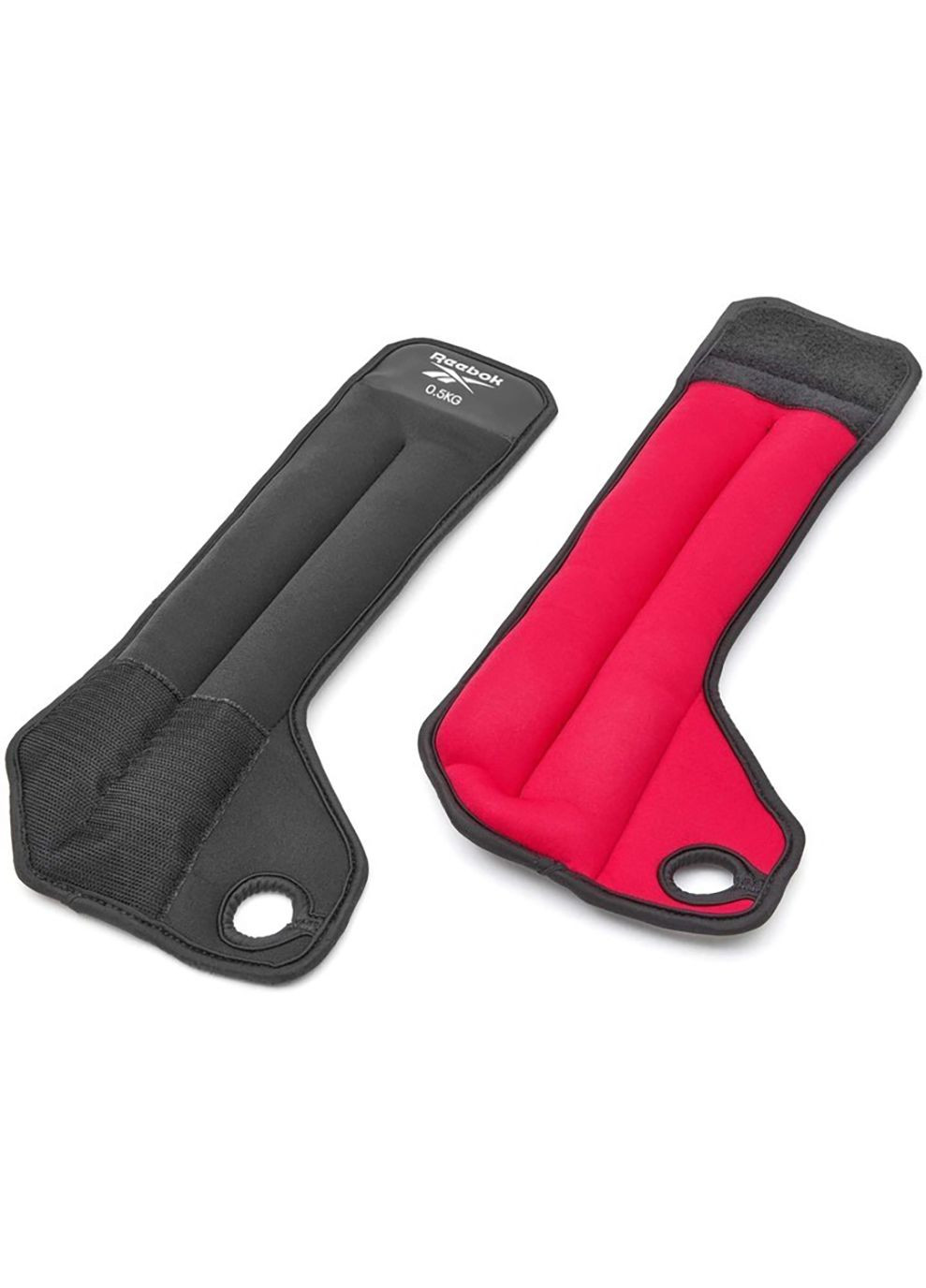 Утяжелители запястья Wrist Weights черный, красный Уни 1 кг Reebok (268832922)