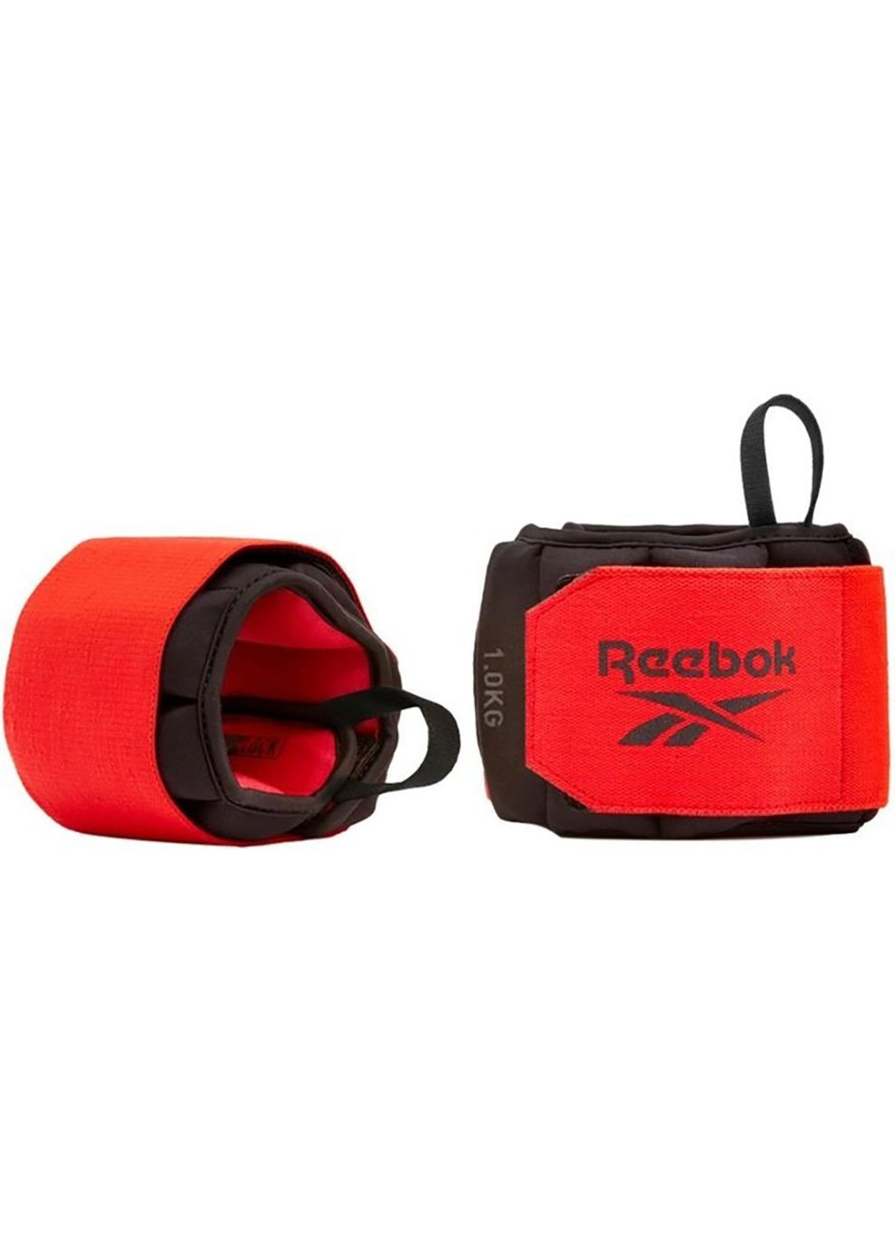 Утяжелители запястья Flexlock Wrist Weights черный, красный Уни 1 кг Reebok (268832100)