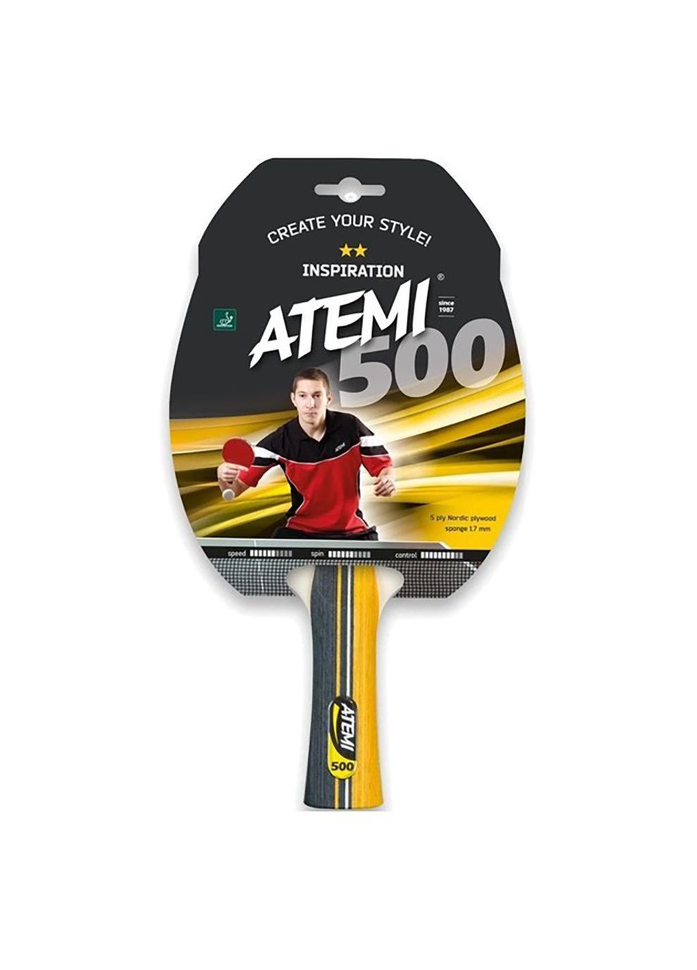 Ракетка для настольного тенниса 500C Atemi (268832329)