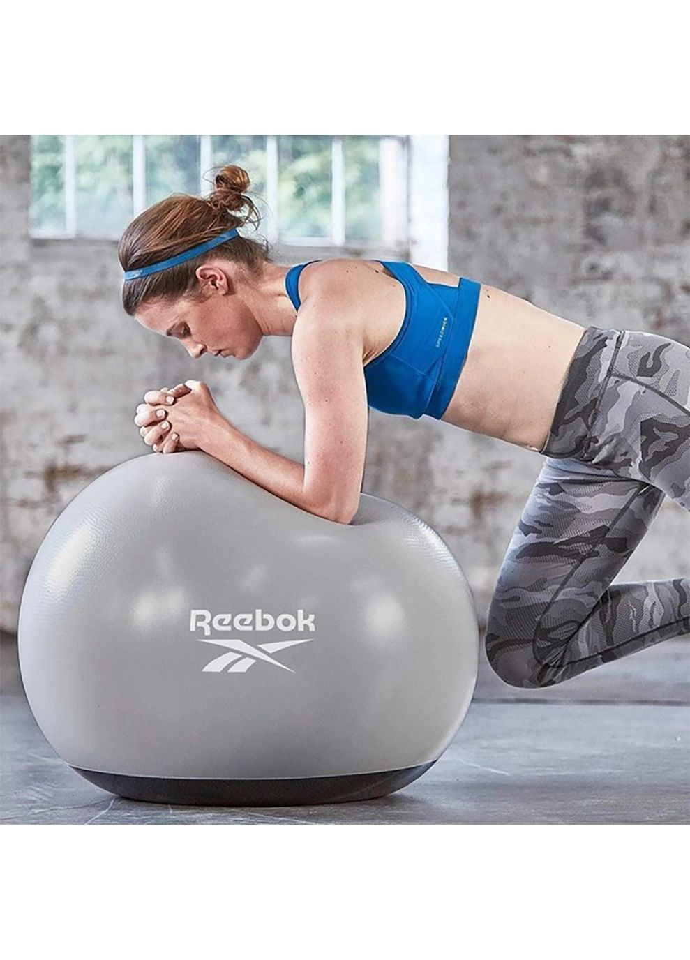 Фітбол Stability Gymball чорний Уні 75 см Reebok (268832103)