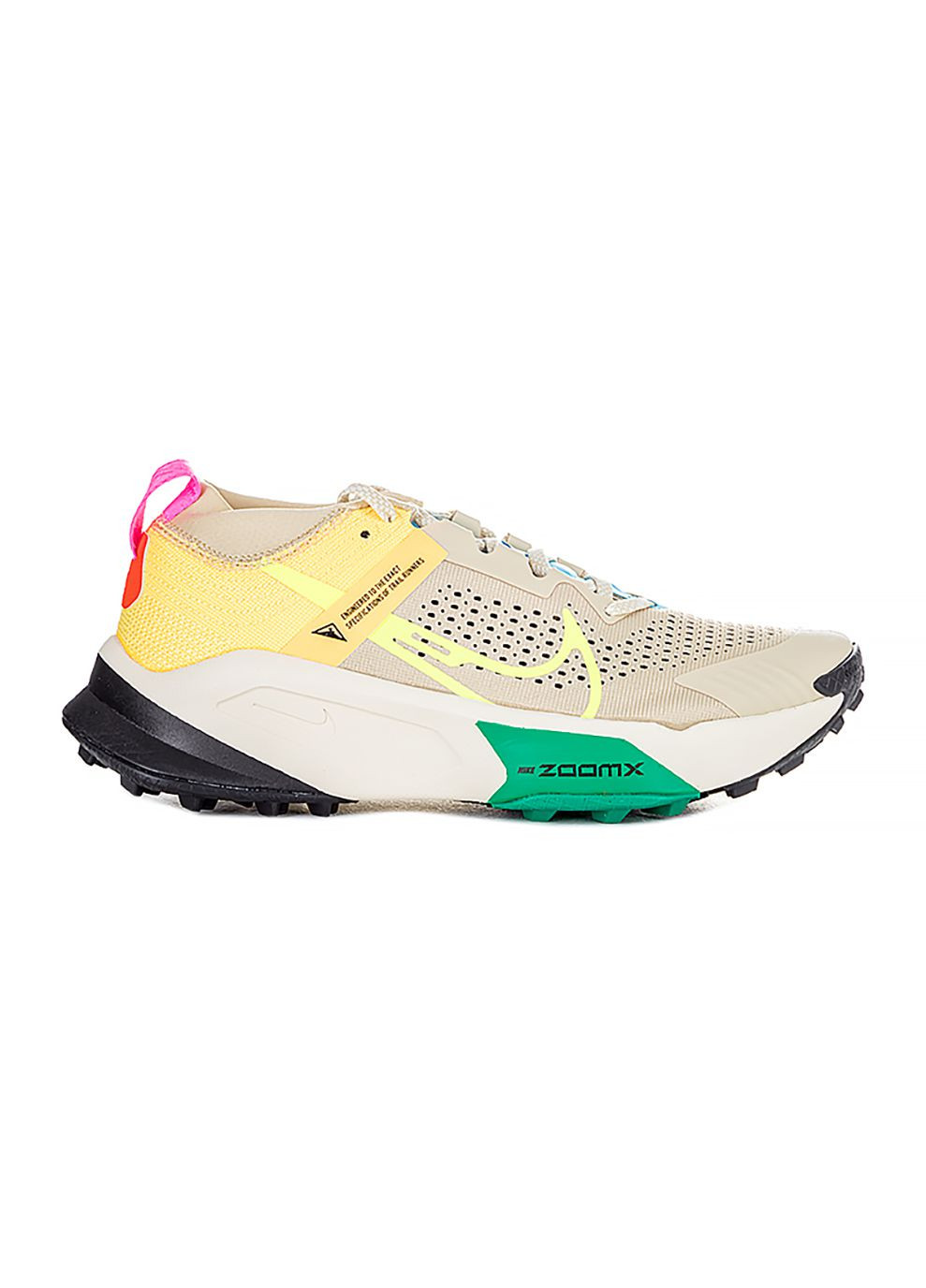 Цветные демисезонные мужские кроссовки w zoomx zegama trail комбинированный Nike