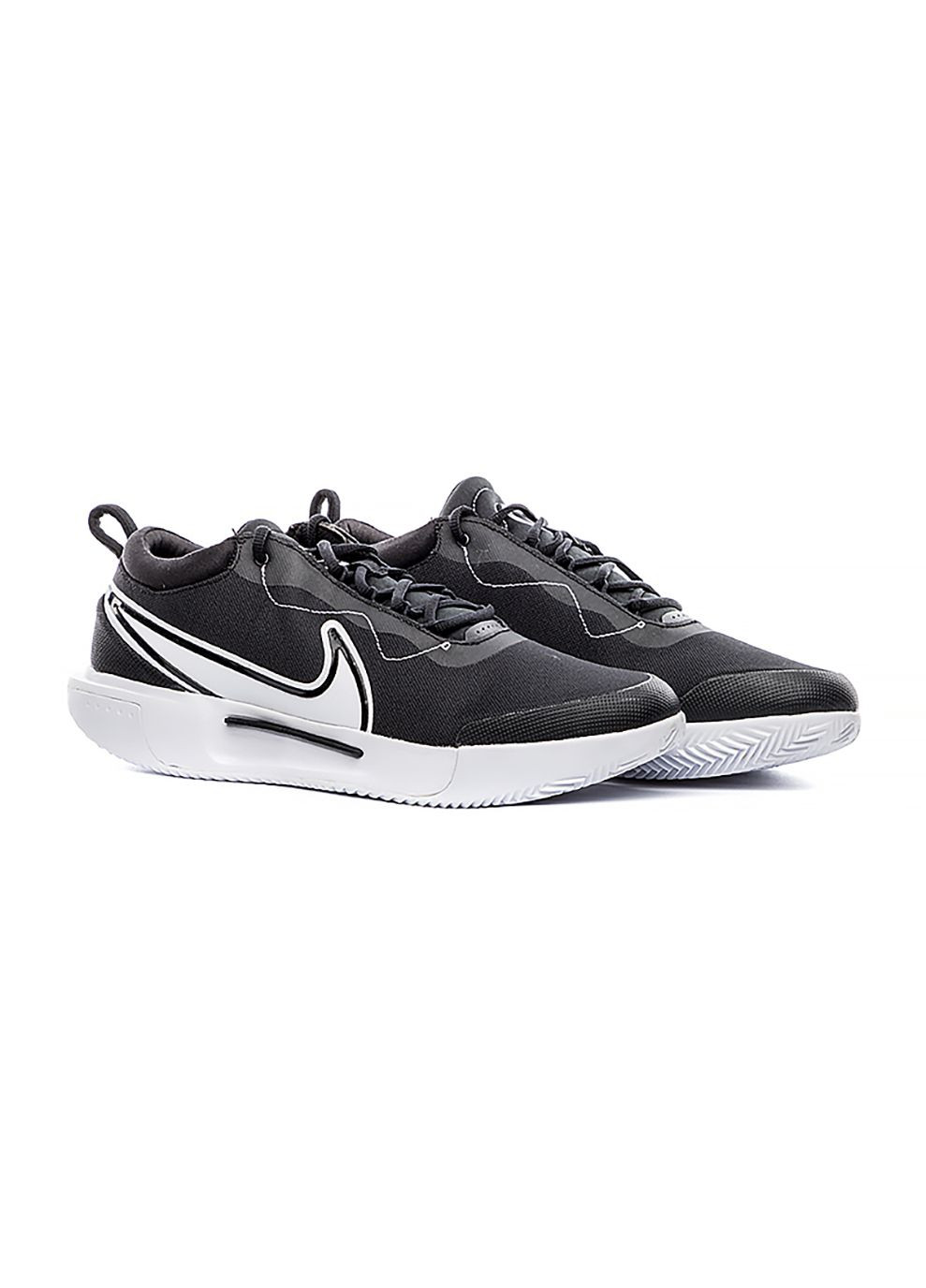 Черные демисезонные мужские кроссовки m zoom court pro cly черный Nike