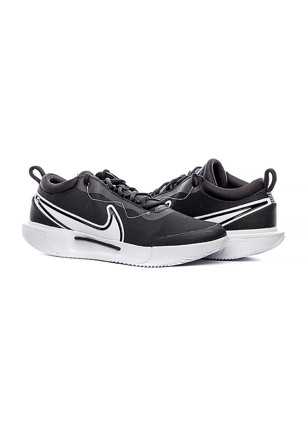 Черные демисезонные мужские кроссовки m zoom court pro cly черный Nike