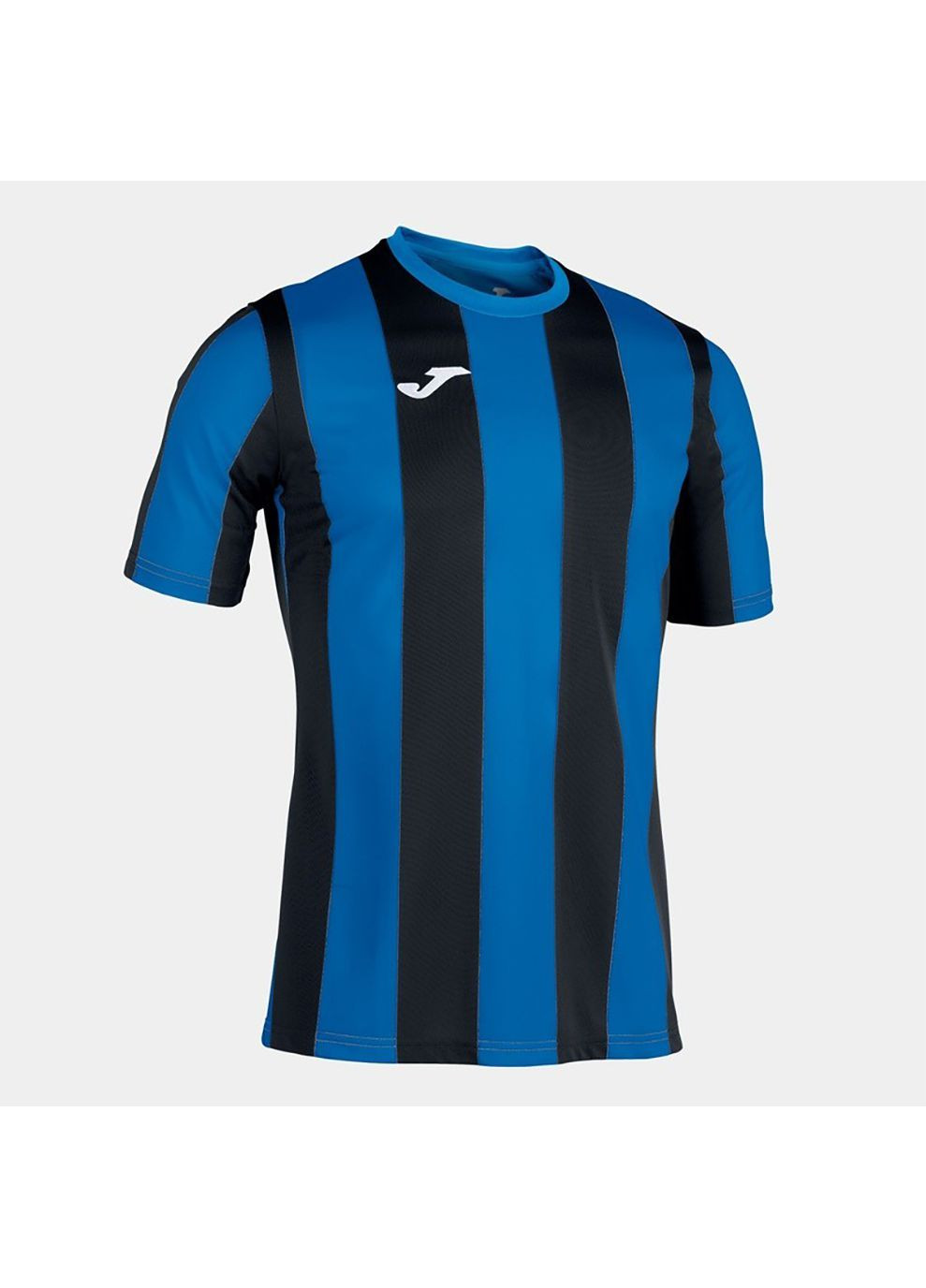 Комбинированная футболка inter t-shirt royal-black s/s черный,синий 101287.701 Joma