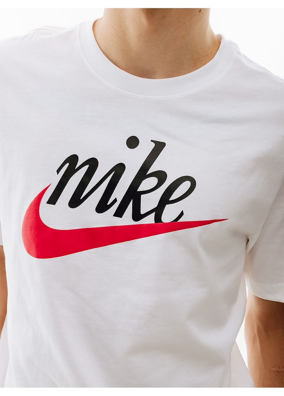Белая мужская футболка m nsw tee futura 2 белый Nike