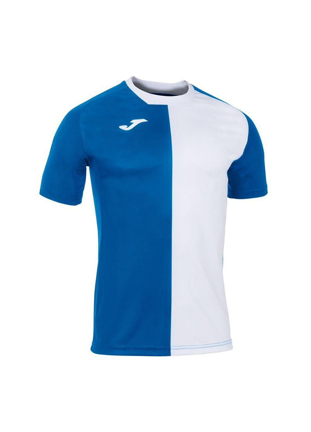Комбинированная футболка city t-shirt royal-white s/s синий,белый 101546.702 Joma