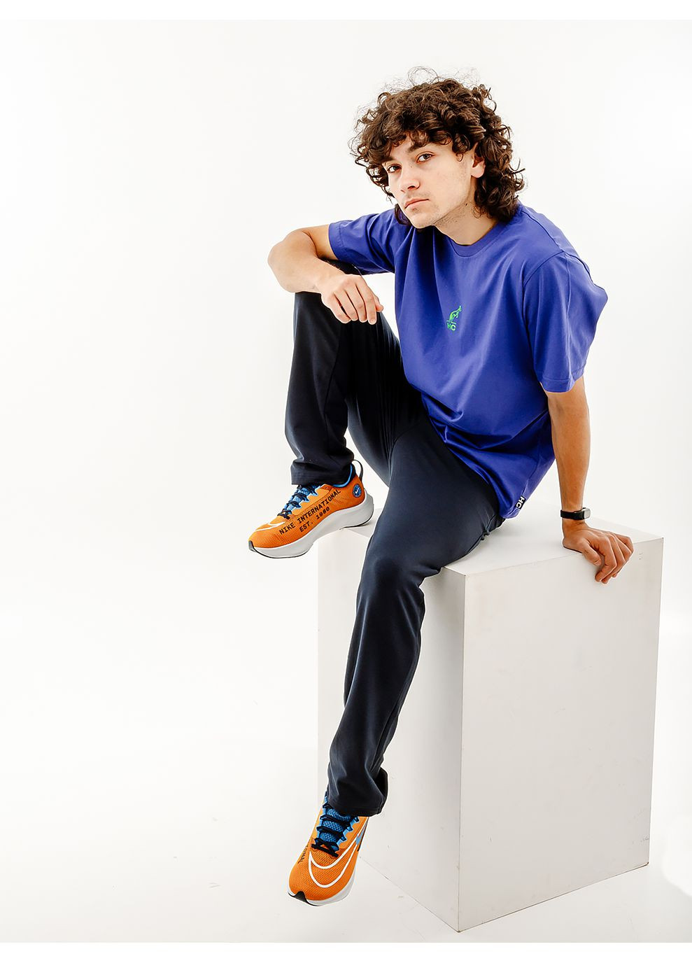 Синяя мужская футболка uwilldie23 cotton tee синий Australian