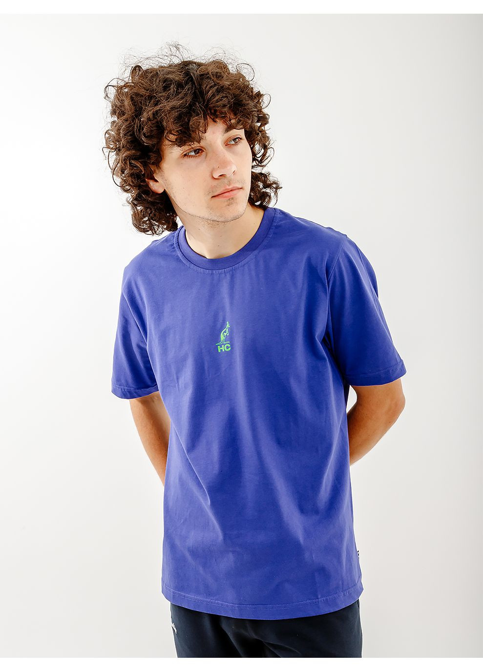 Синяя мужская футболка uwilldie23 cotton tee синий Australian