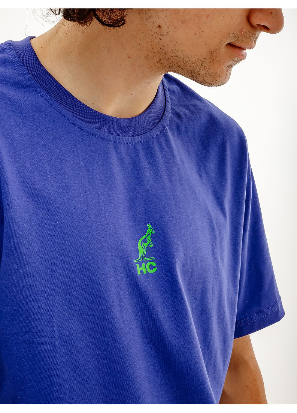 Синяя мужская футболка uwilldie23 cotton tee синий Australian