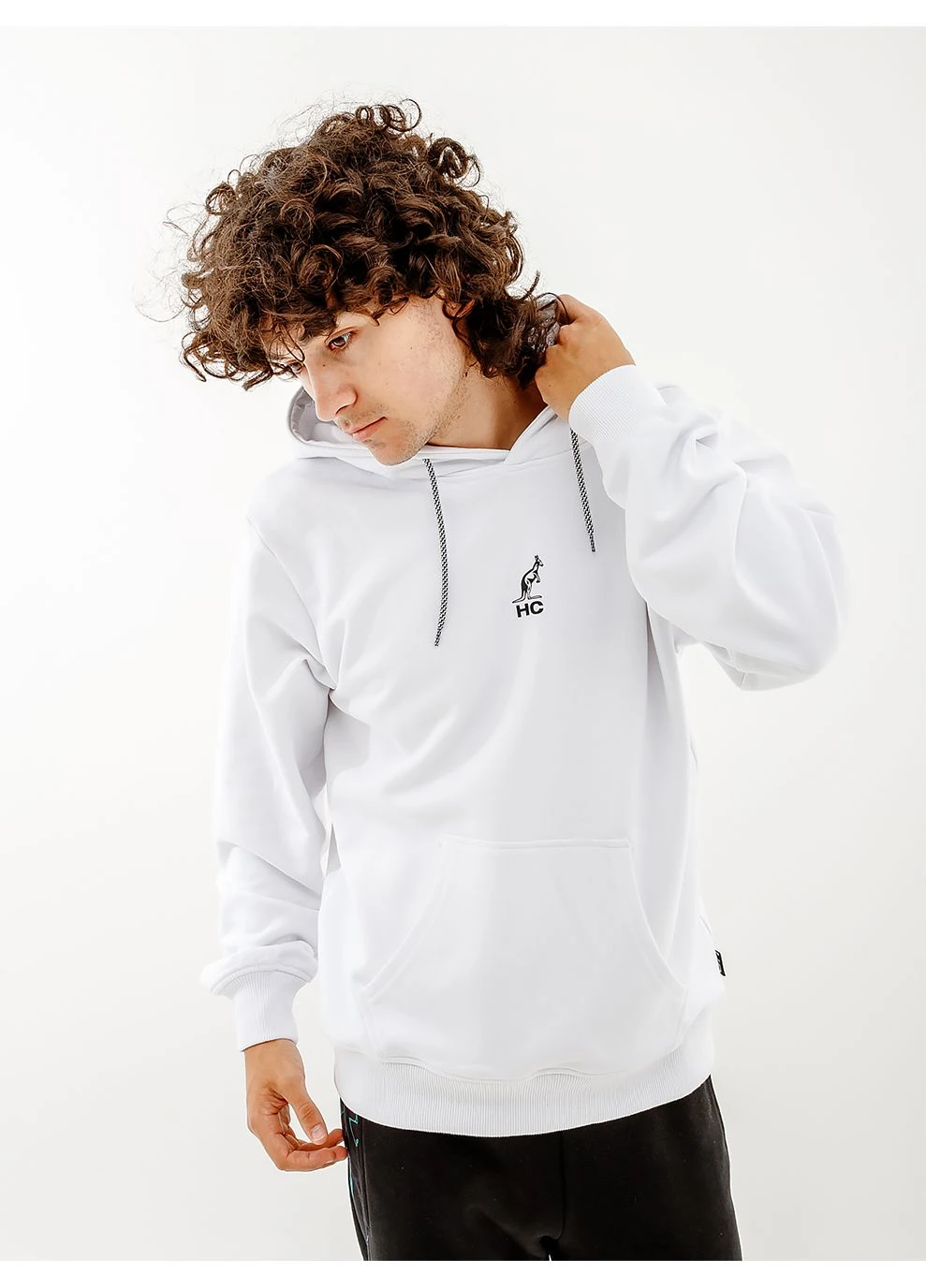 Мужское Худи HOODIE FLEECE MIXING CHAOS Белый Australian (268832728)