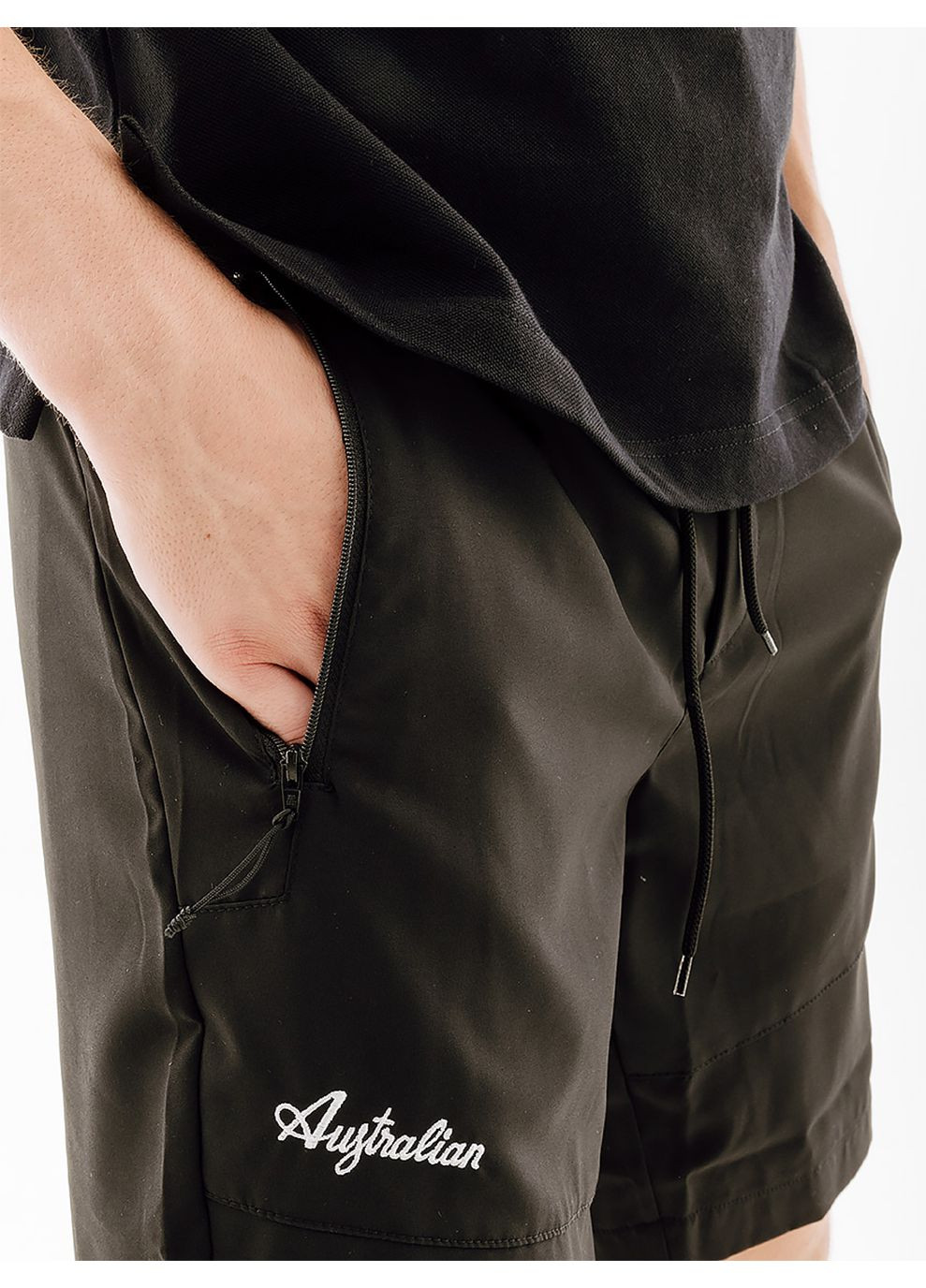 Мужские Шорты CITY SLAM SHORT Черный Australian (268831845)