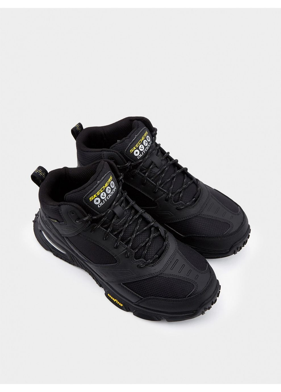 Черные осенние мужские ботинки черный Skechers