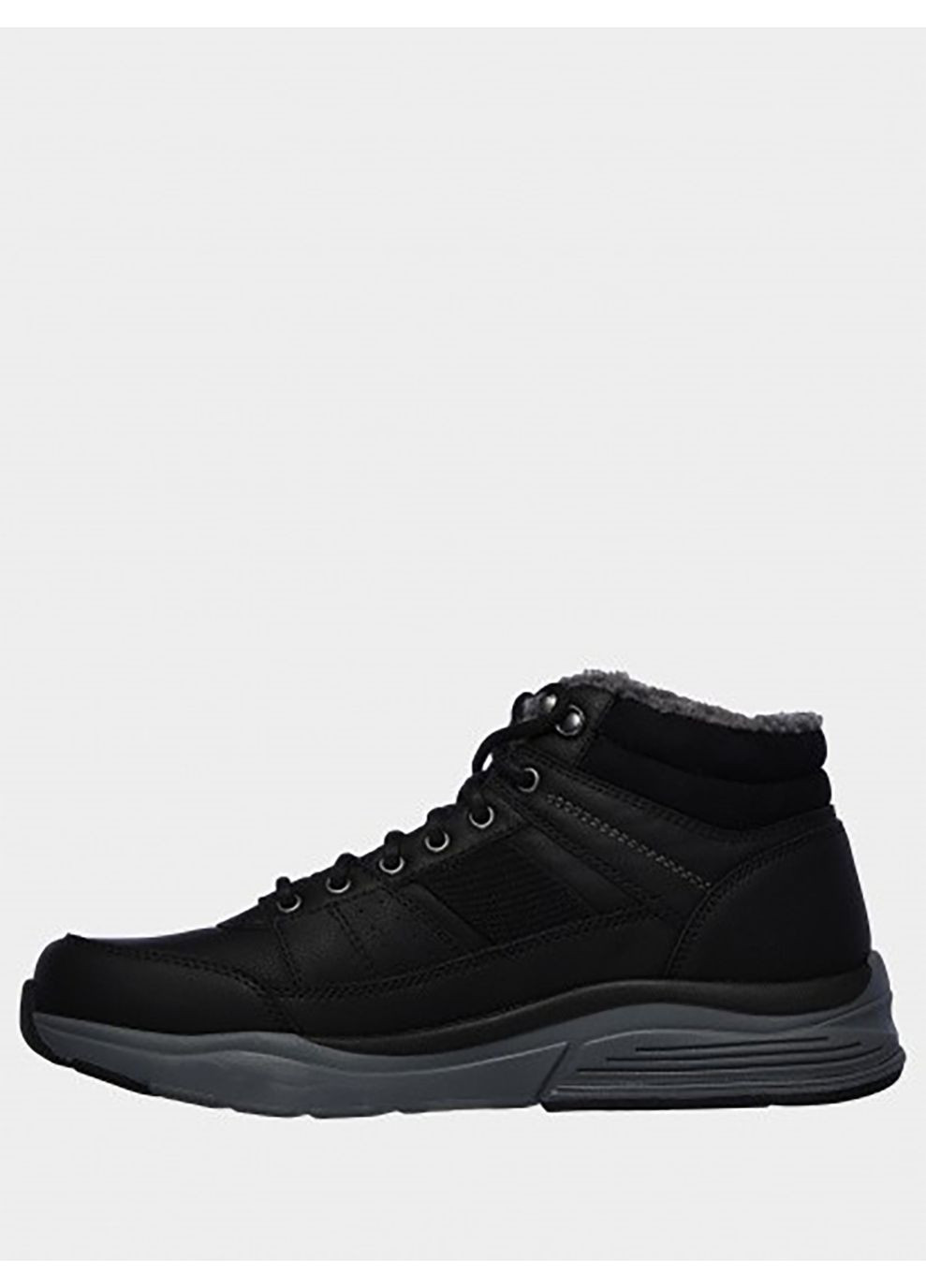 Черные осенние ботинки 66199 blk черный Skechers