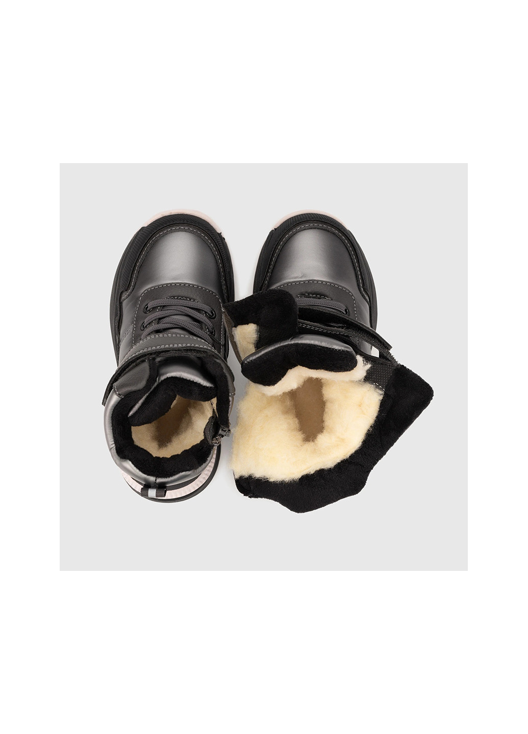 Серые повседневные зимние ботинки Stepln