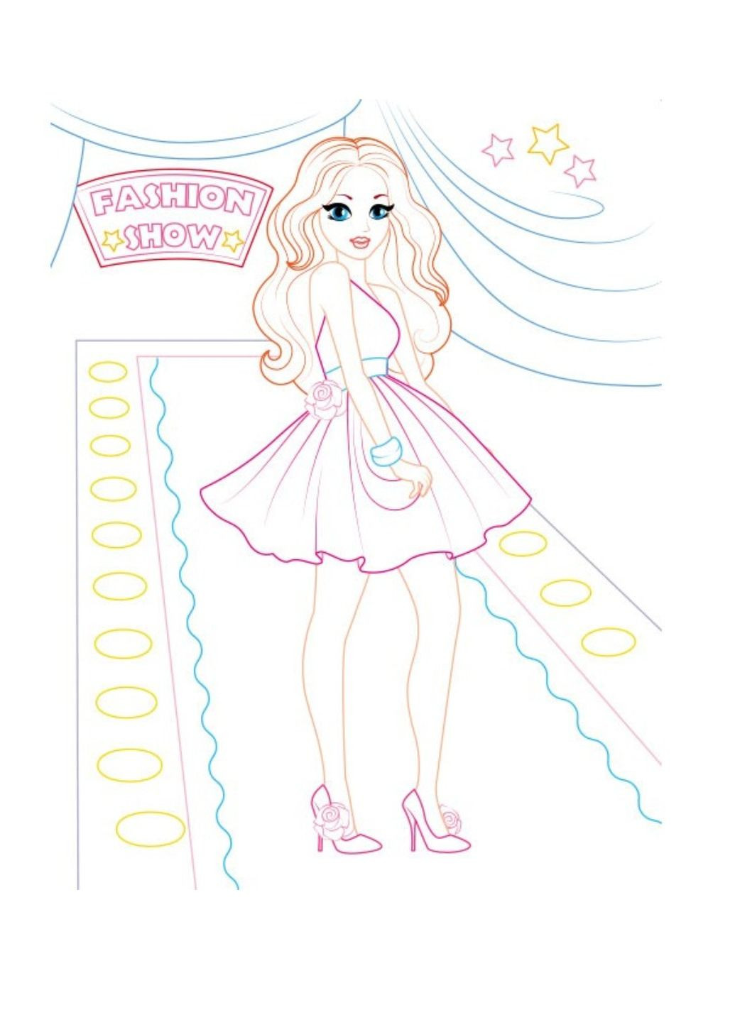 Велика розмальовка для дівчаток. Збірка розмальовок Пегас (268982561)