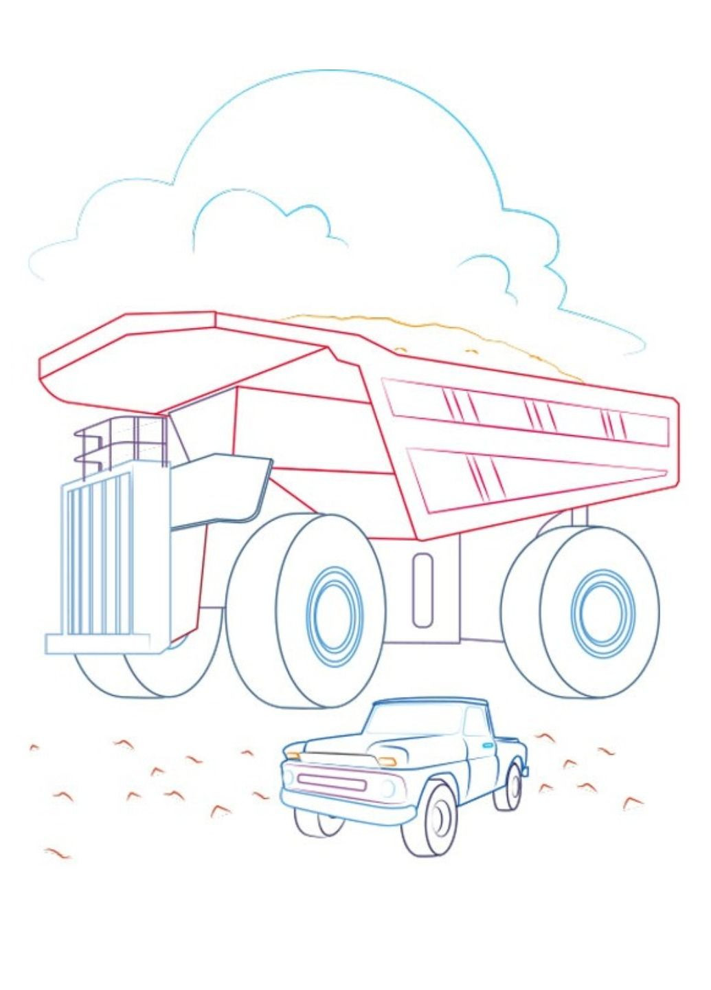 Большая раскраска Транспорт. Сборник раскрасок Пегас (268982579)