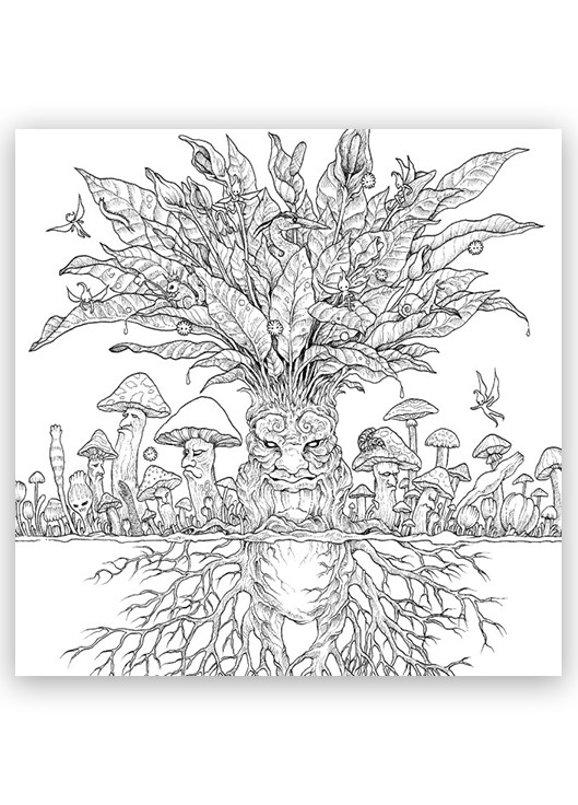 Книга Розмальовка Фантастичні видіння Автор Кербі Розанес (9786178023966) Жорж (268982515)