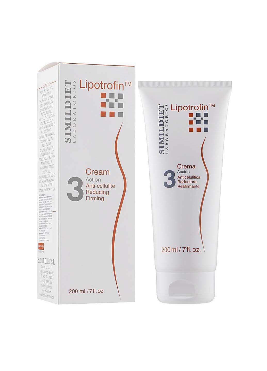 Simildiet Антицеллюлитный крем Lipotrofin Crema 200 мл — Крем, Испания (269000785)