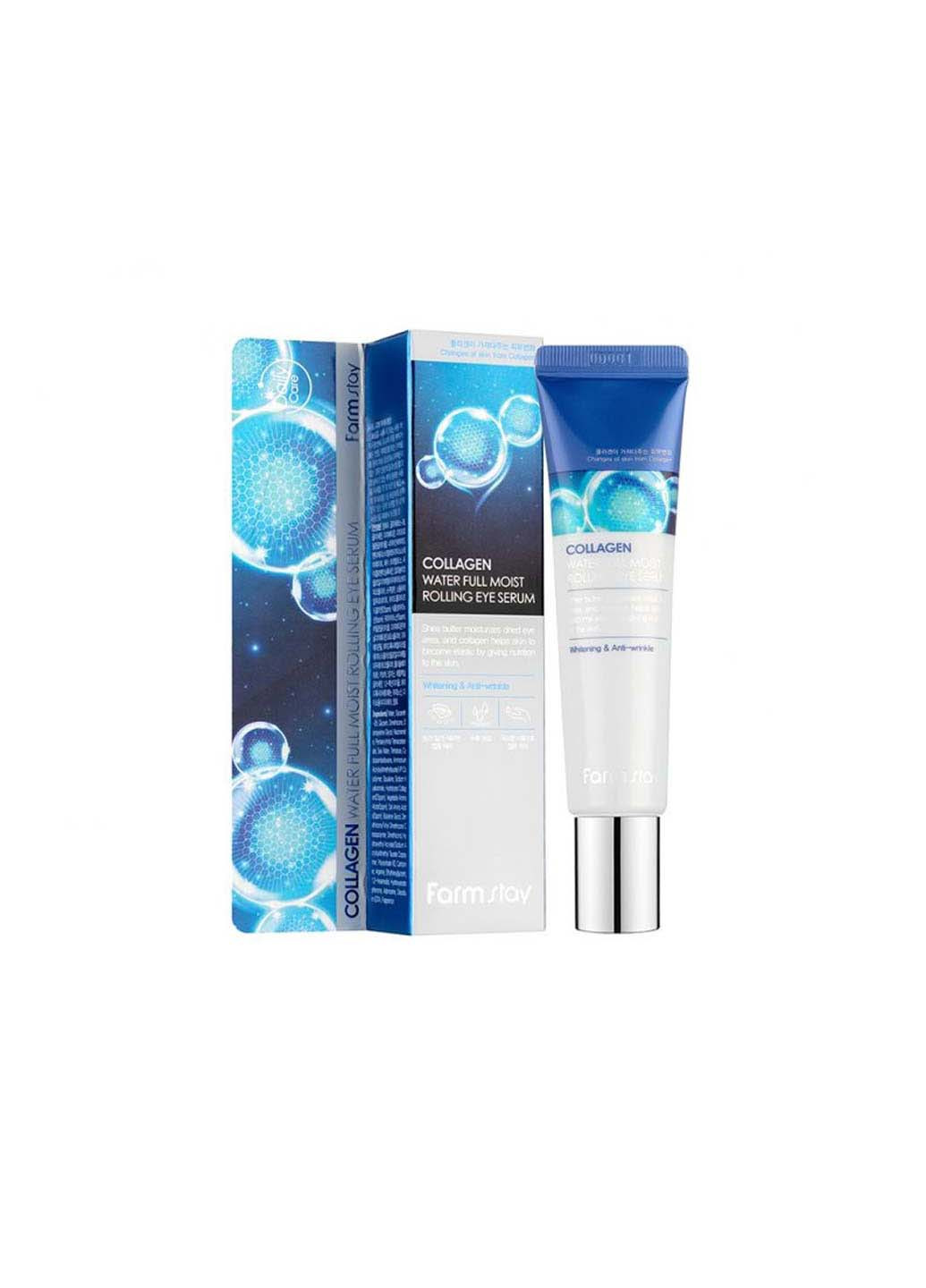Увлажняющая сыворотка с коллагеном для кожи вокруг глаз Collagen Water Full Moist Rolling Eye Serum 25 мл FarmStay (269000678)