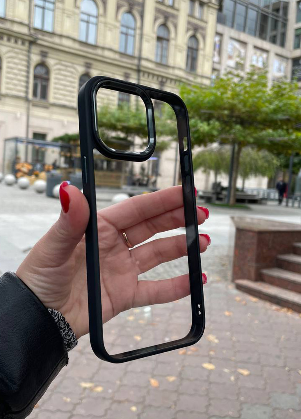 Чехол Crystal Case iPhone 13 Pro Black No Brand (269255346)