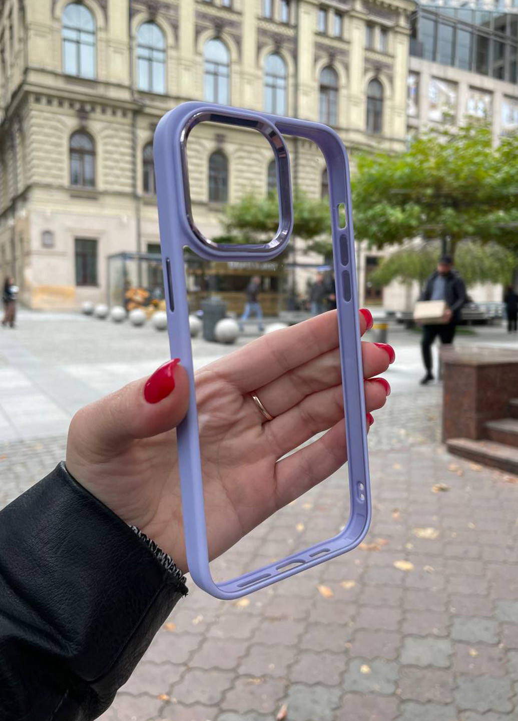 Чехол Crystal Case iPhone 14 Violet No Brand (269255388)
